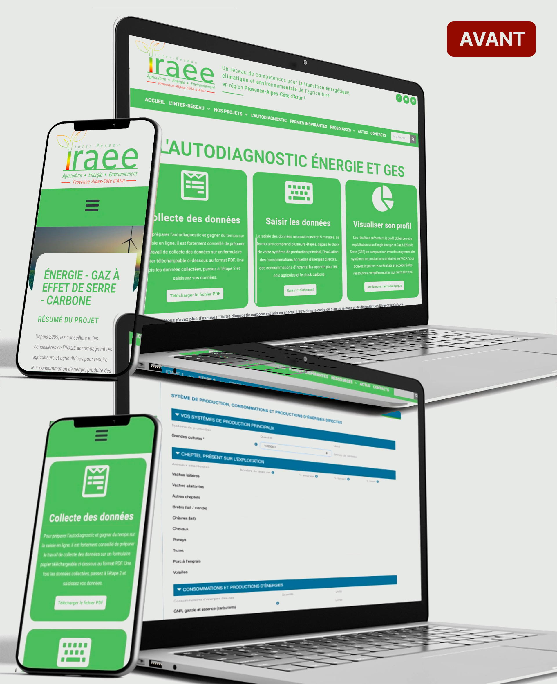 Maquettes ira2e avant refonte