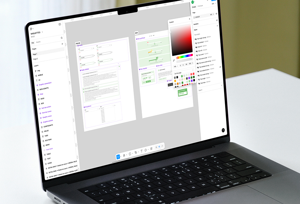 Maquette UX/UI d’un site web conçue pour IRA2E