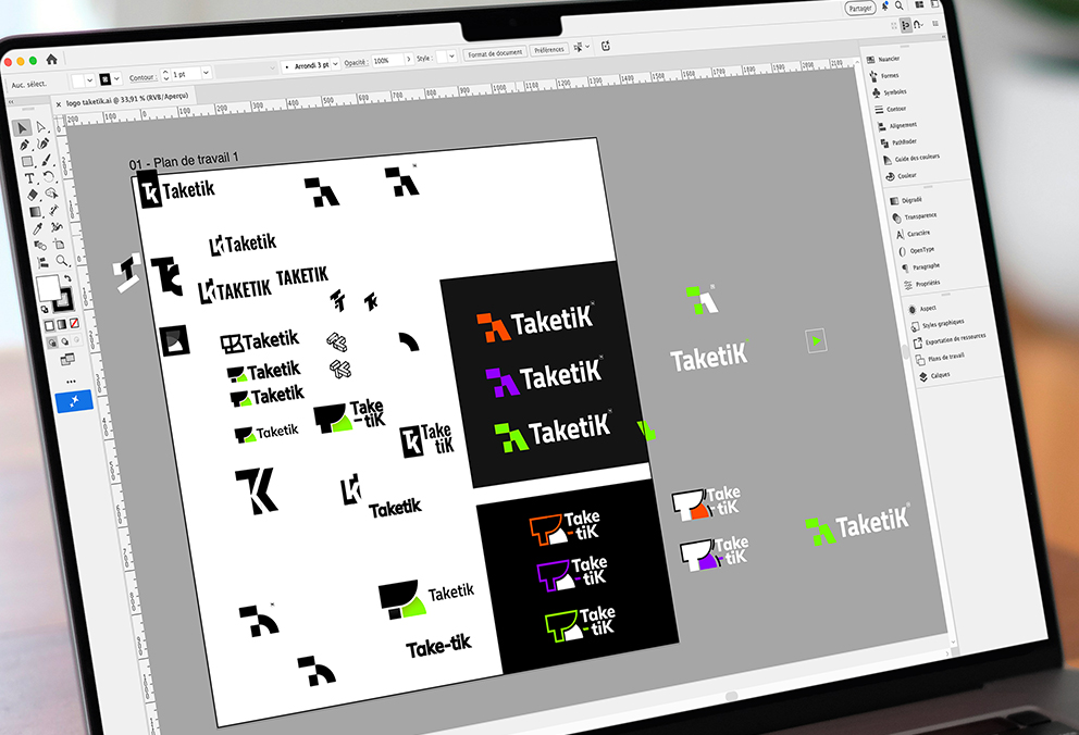 Processus de création de logo et identité visuelle en 5 étapes à Toulouse