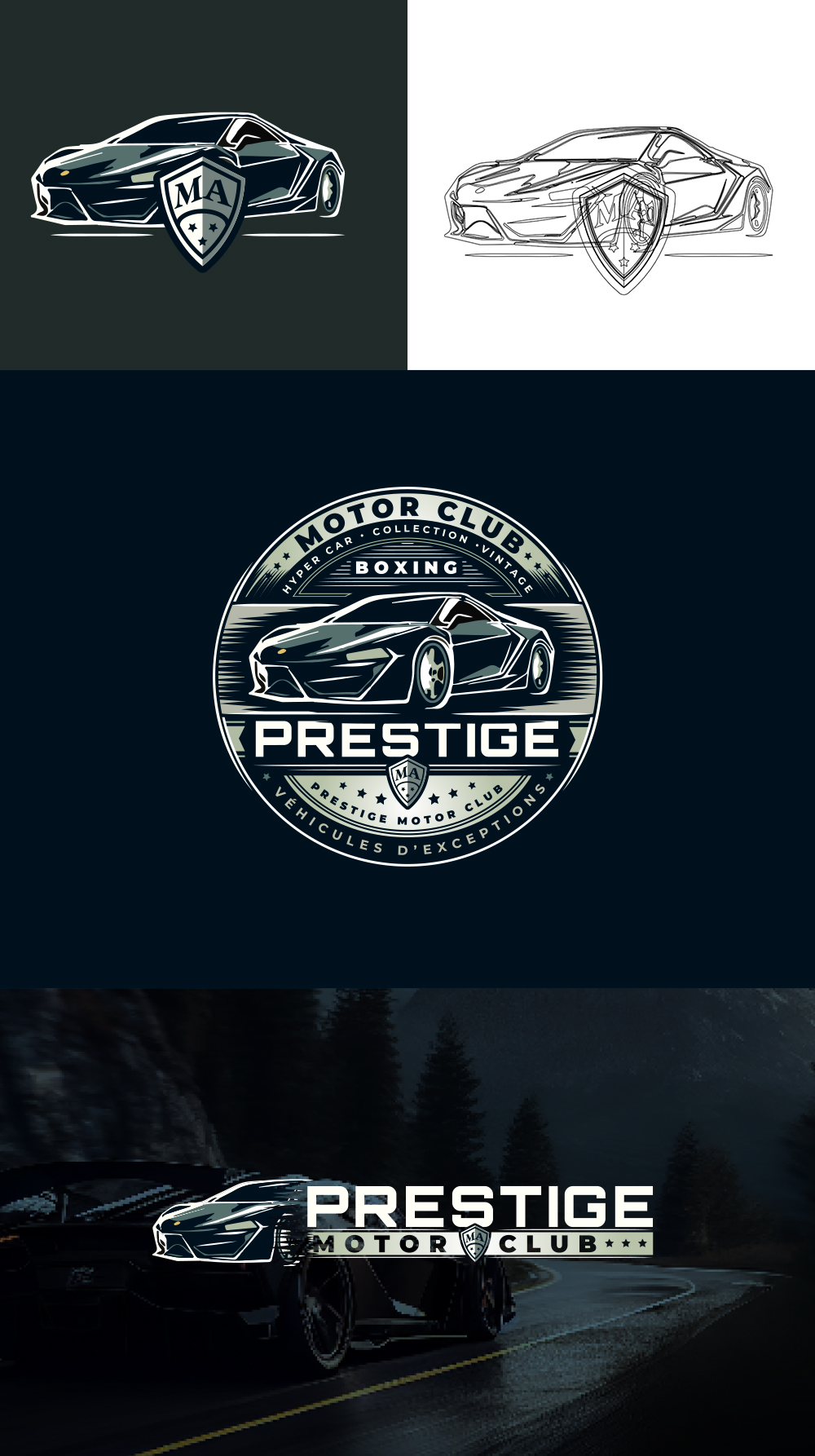 Recherche identité visuelle hypercar