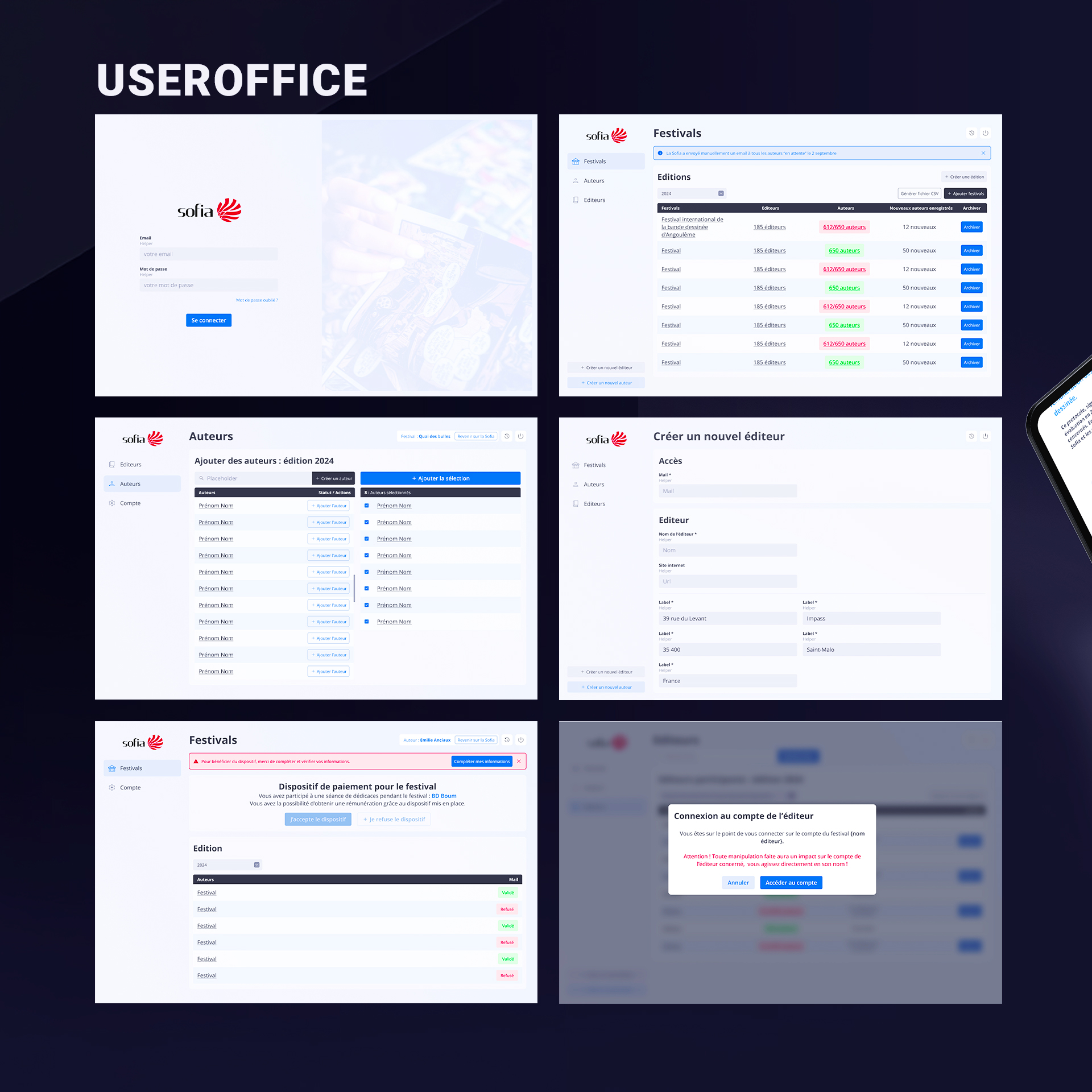Useroffice Sofia BD dédicaces