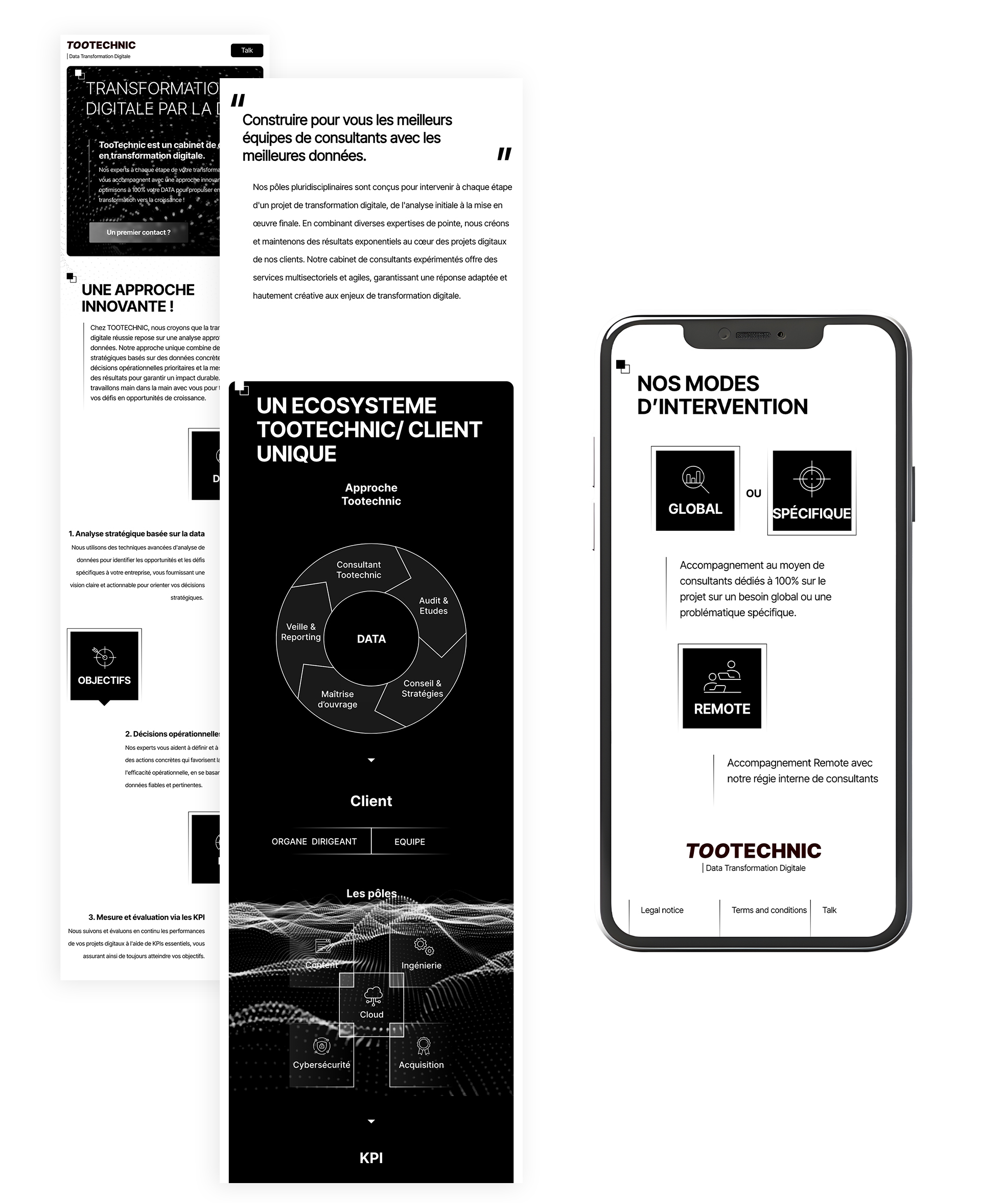 Version mobile du site Tootechnic