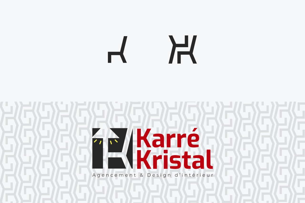 Création du motifs pour le logo Karré Kristal